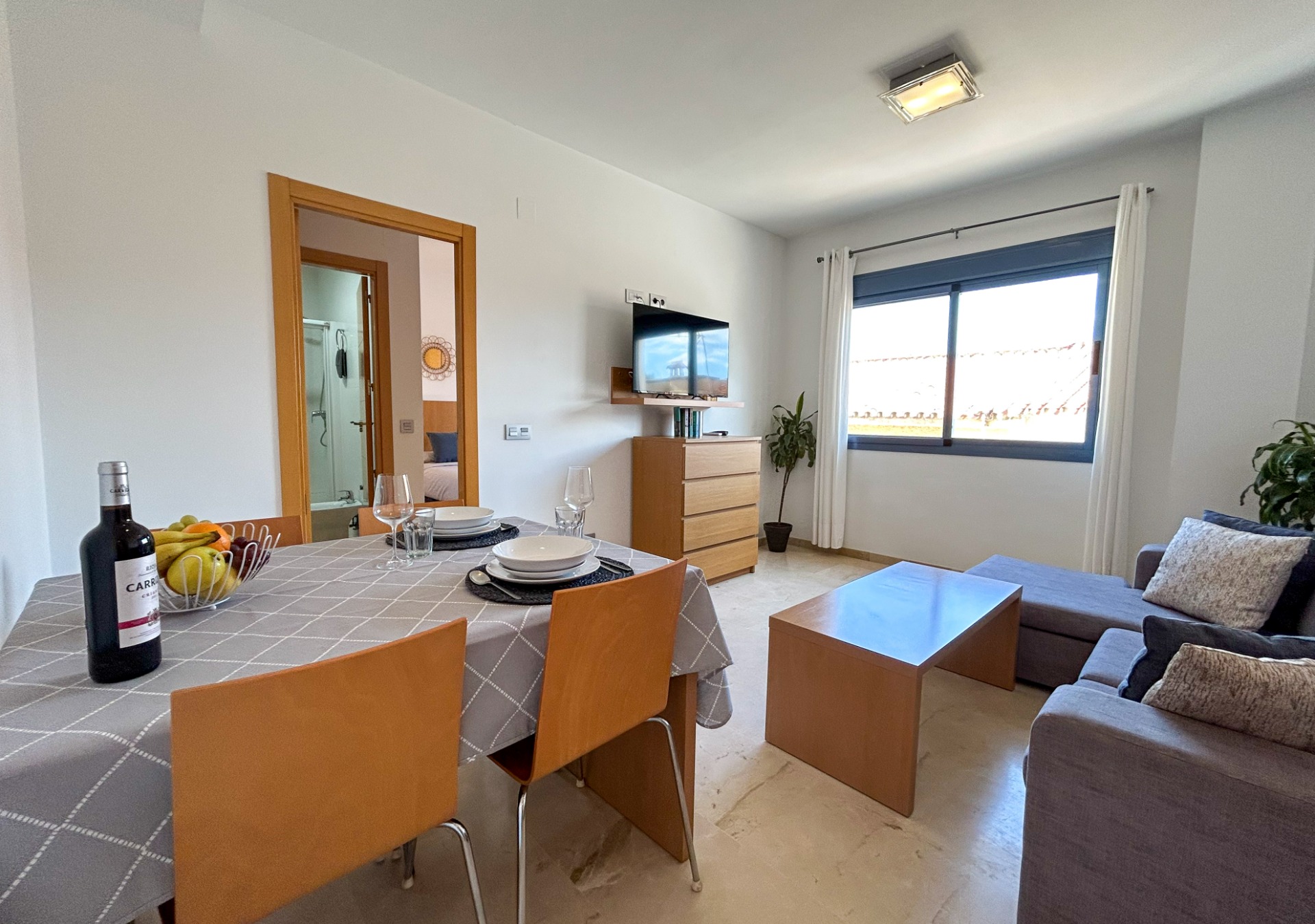 Apartmán s výhledem do vnitrobloku 1CS